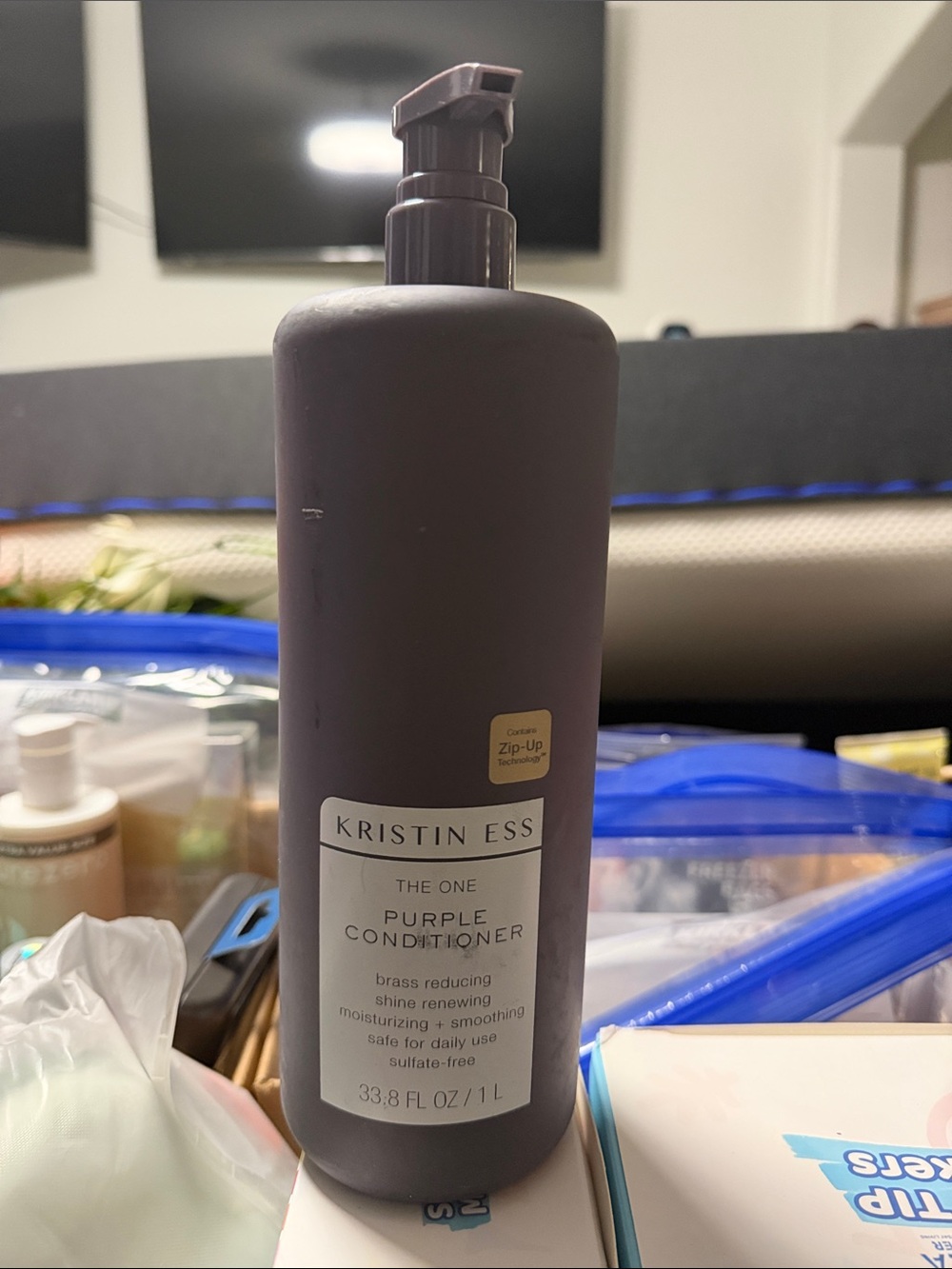 Kristin Ess The One Purple Conditioner - Purple - ONE LITER